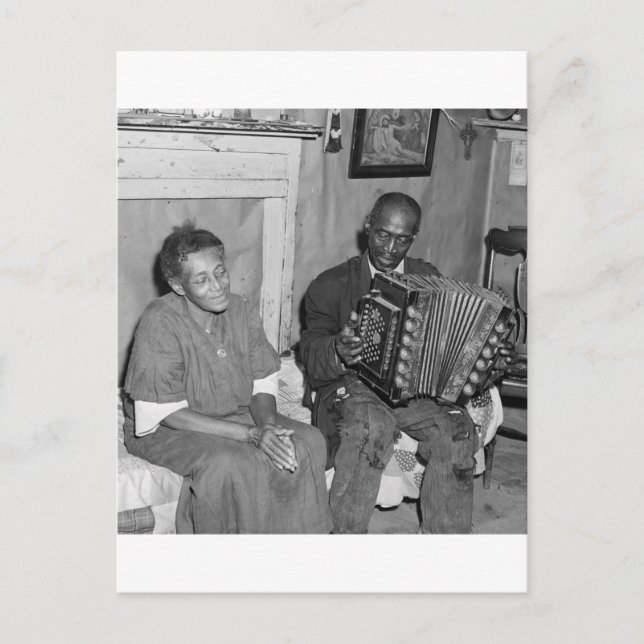 Papa Got eine Squeezebox: 1940 Postkarte (Vorderseite)