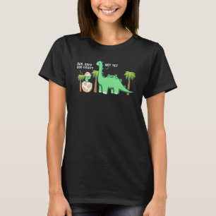 Papa Gott existiert Atheist Süßer Dinosaurier Athe T-Shirt