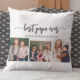 Papa Grandpa Großkinder Kissen