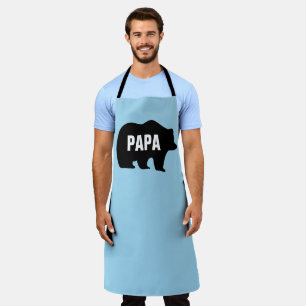 PAPA GRIZZLY BEAR VATER VATER'S DAY FUNNY APRON SCHÜRZE