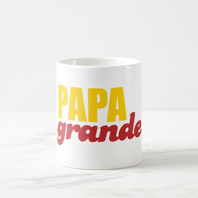 Papa groß - großer Vati Tasse (Mittel)
