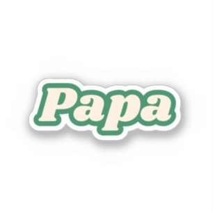 Papa   Großvater, Vater Aufkleber