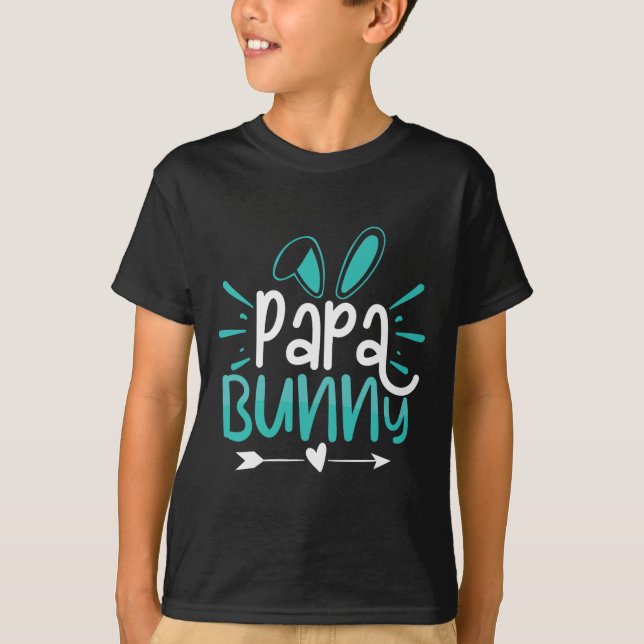 Papa Hase  T-Shirt (Vorderseite)