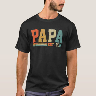 Papa hat 2022 Papa est 2022 Idee für den Vater T-Shirt