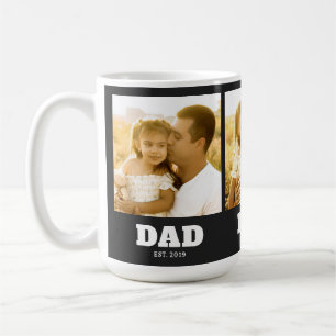 Papa hat Black Bold 3 Foto gegründet Kaffeetasse