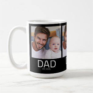 Papa hat Bold Black 3 Foto gegründet Kaffeetasse