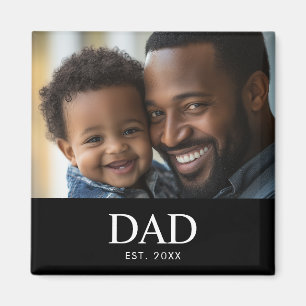 Papa hat das Foto zum Vatertag eingerichtet Magnet
