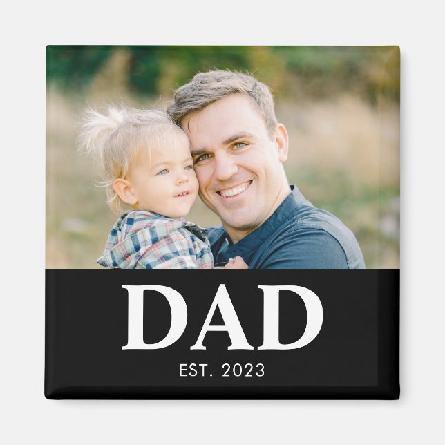 Papa hat das Jahr der Vaterschaft begründet Magnet (Vorne)