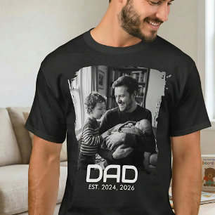 Papa hat ein kühnes Foto-T-Shirt gegründet T-Shirt