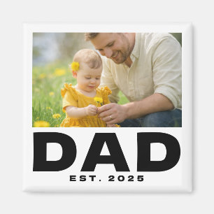 Papa hat ein mutiges Foto-Geschenk etabliert Magnet