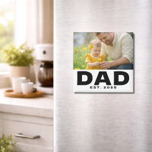 Papa hat ein tolles Fotogeschenk Magnet etabliert