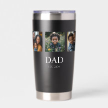 Papa hat einfaches Schwarz 3 Foto eingerichtet