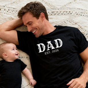 Papa hat fett weiße Typografie etabliert T-Shirt