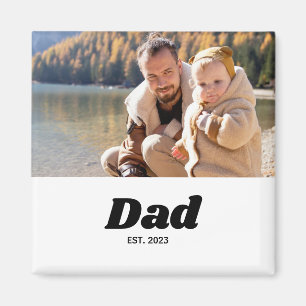 Papa hat fette kursive Schrift gegründet Magnet