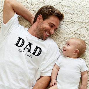 Papa hat fette schwarze Typografie etabliert T-Shirt