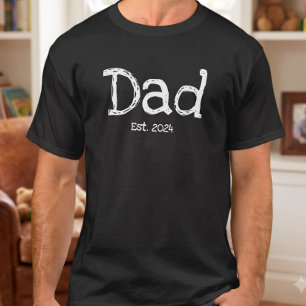 Papa hat fette weiße Schrift schwarzen T-Shirt