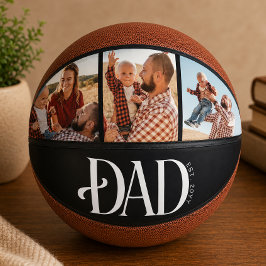 Papa hat Foto gegründet Basketball