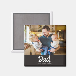 Papa hat Foto gegründet Magnet