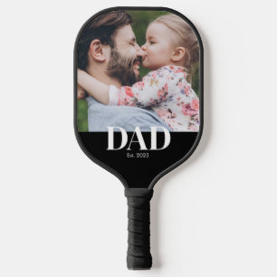Papa hat Foto gegründet Pickleball Schläger