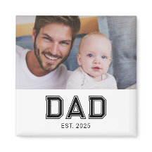 Papa hat Foto-Geschenkmagnet gegründet