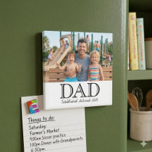 Papa hat Foto Minimal Vatertagsgeschenk gegründet