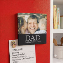 Papa hat Foto Minimaler Vatertag Geschenk