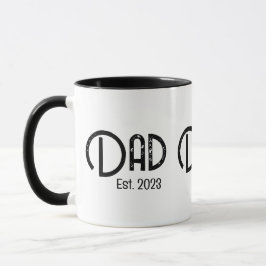 Papa hat Grunge-Text est. Jahr zwei Ton Tasse