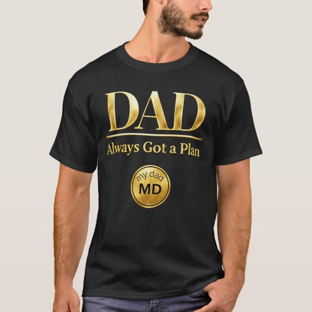 PAPA – Hat immer einen Plan T-Shirt (Vorderseite)