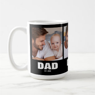 Papa hat kühnes Schwarz 3 Foto etabliert Kaffeetasse