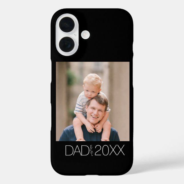 Papa hat modernes Foto gegründet Case-Mate iPhone Hülle (Rückseite)
