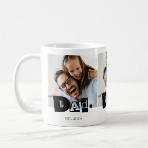 Papa hat modernes individuelles Foto eingerichtet Kaffeetasse
