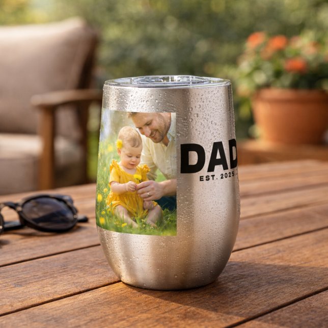 Papa hat mutig Foto Edelstahl eingerichtet  (Von Creator hochgeladen)