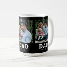 Papa hat mutig modernes Schwarz 3 Foto eingerichte