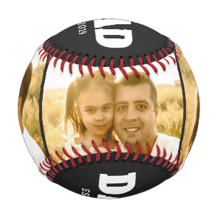 Papa hat mutige schwarze 3-Foto etabliert Baseball