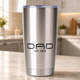 Papa hat neu Papa-Geschenk gegründet Thermobecher
