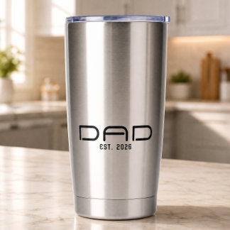 Papa hat neu Papa-Geschenk gegründet Thermobecher