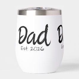 Papa hat neu Papa-Geschenk Thermos-Weinbecher