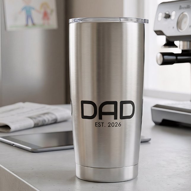 Papa hat neuen Papa geschenkt Thermobecher (Von Creator hochgeladen)