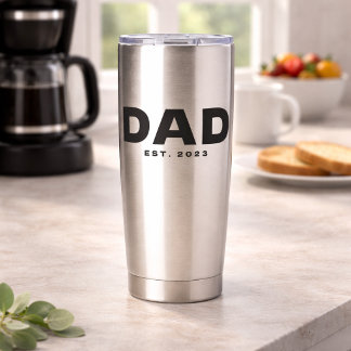 Papa hat neues Papa-Geschenk gegründet Thermobecher
