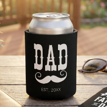Papa hat Schnurrbart Jahr westlicher Vintage-Stil