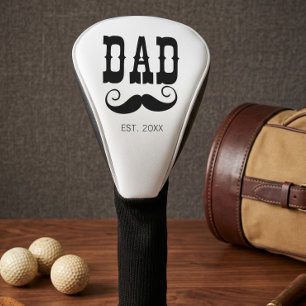 Papa hat Schnurrbart Jahr westlicher Vintage-Style Golf Headcover