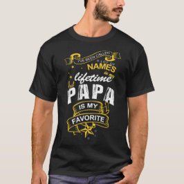 PAPA-HEISSER T - SHIRT-PAPA MEIN LIEBLINGSname T-Shirt