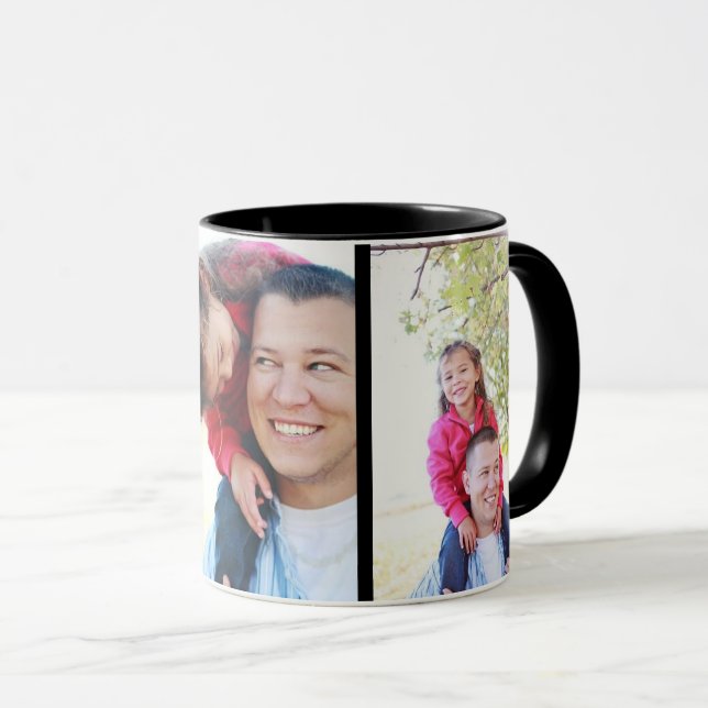 Papa holt mich hoch! Geschenk Kaffee Cup 3 Foto Vo Tasse (VorderseiteRechts)