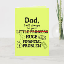 Papa, ich werde immer dein großes finanzielles Pro