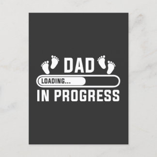 Papa in Arbeit Erstes Mal lustiger Vater Postkarte