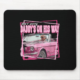 Papa ist auf dem Weg Papa ist zu Hause Donald Trum Mousepad