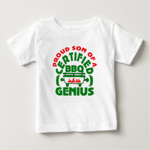 Papa ist ein Barbecue-Genie Baby T-shirt