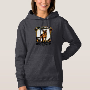 Papa ist ein toller Hundeliebhaber Deutscher Schäf Hoodie
