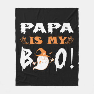Papa ist mein glückliches Halloween Fleecedecke