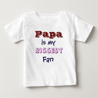 Papa ist mein größter Fan Säugling Kleinkind T - S Baby T-shirt